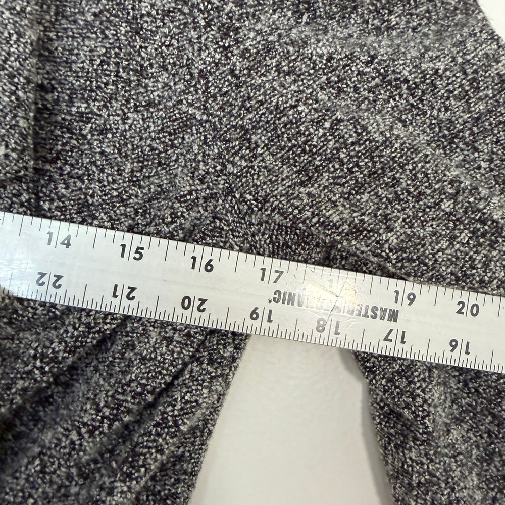 Anthropologie Elevenses Grey Tweed Peplum Zip Jacket Pink Floral Lining Size 6 - Picture 7 of 8